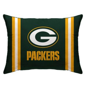 Green Bay Packers Green 20″ x 26″ Plush Bed Pillow