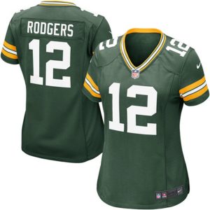 Women’s Green Bay Packers Aaron Rodgers Nike Green Game Jersey